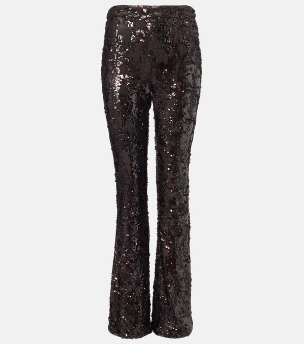 Veronica Beard Collier sequined flared pants