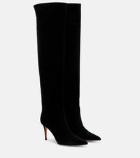 Gianvito Rossi Hansen 85 suede knee-high boots