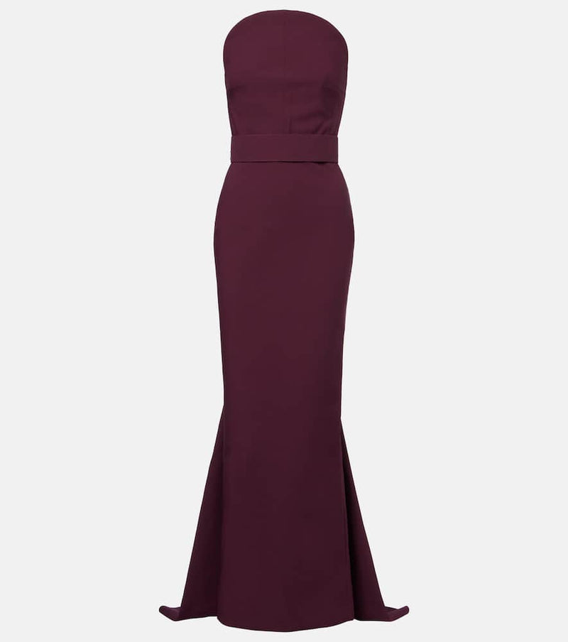 Solace London Citra strapless gown