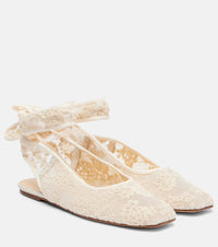 Magda Butrym Lace slingback flats
