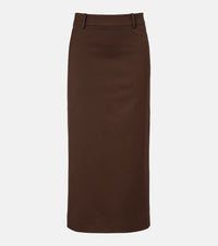 The Frankie Shop Alrose high-rise midi skirt