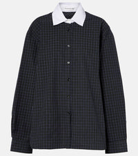 The Frankie Shop Hylan checked cotton shirt