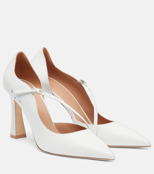 Malone Souliers Bettina 90 patent leather pumps