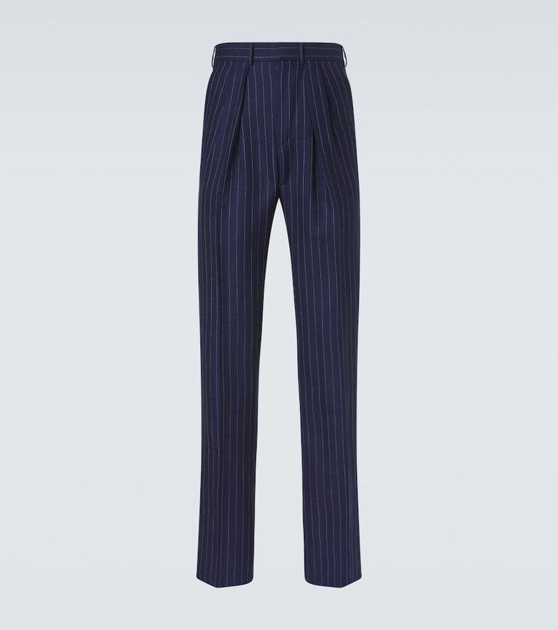 Tom Ford Wool, linen, and silk straight pants