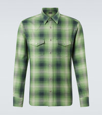 Tom Ford Checked cotton shirt