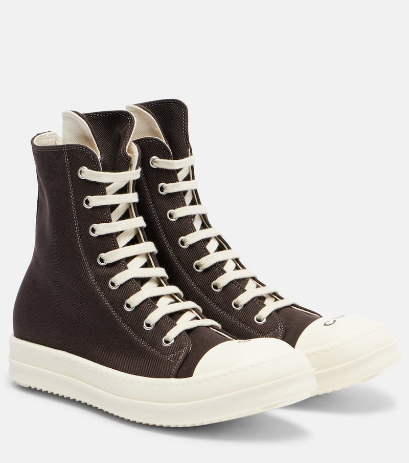 Rick Owens Sneaks canvas high-top sneakers