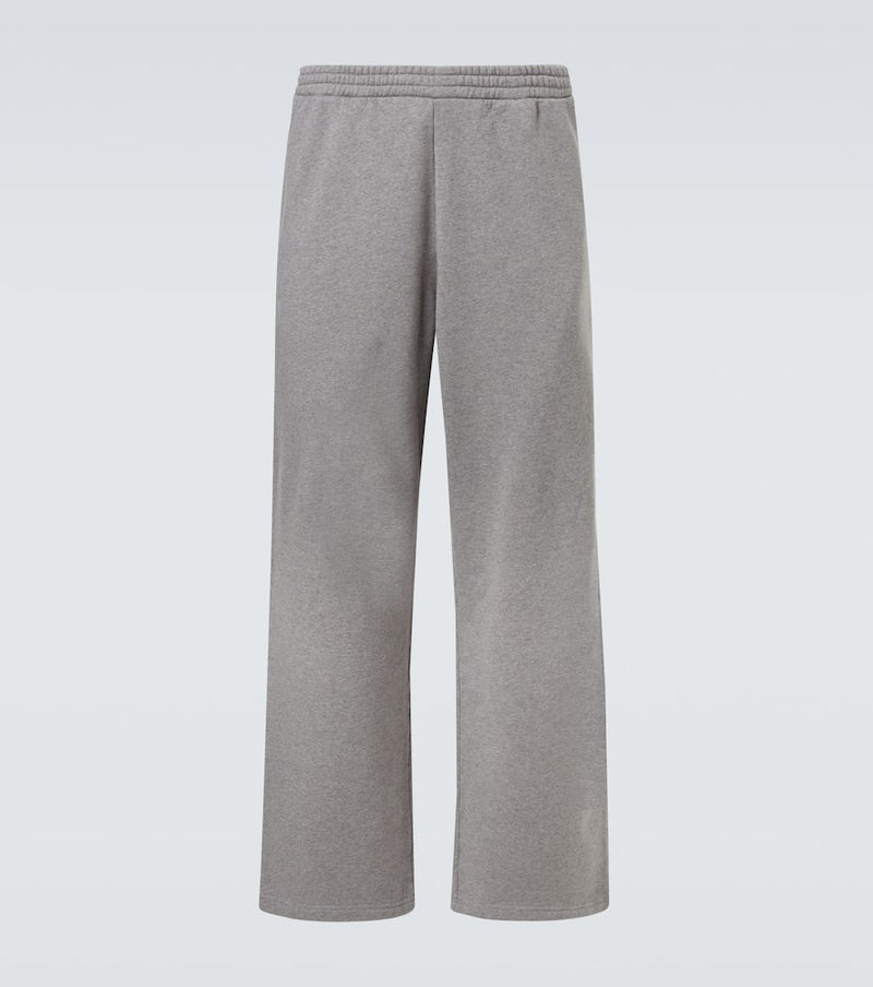 Balenciaga Cotton jersey wide-leg sweatpants