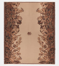 Etro Clergy Pegaso floral wool throw