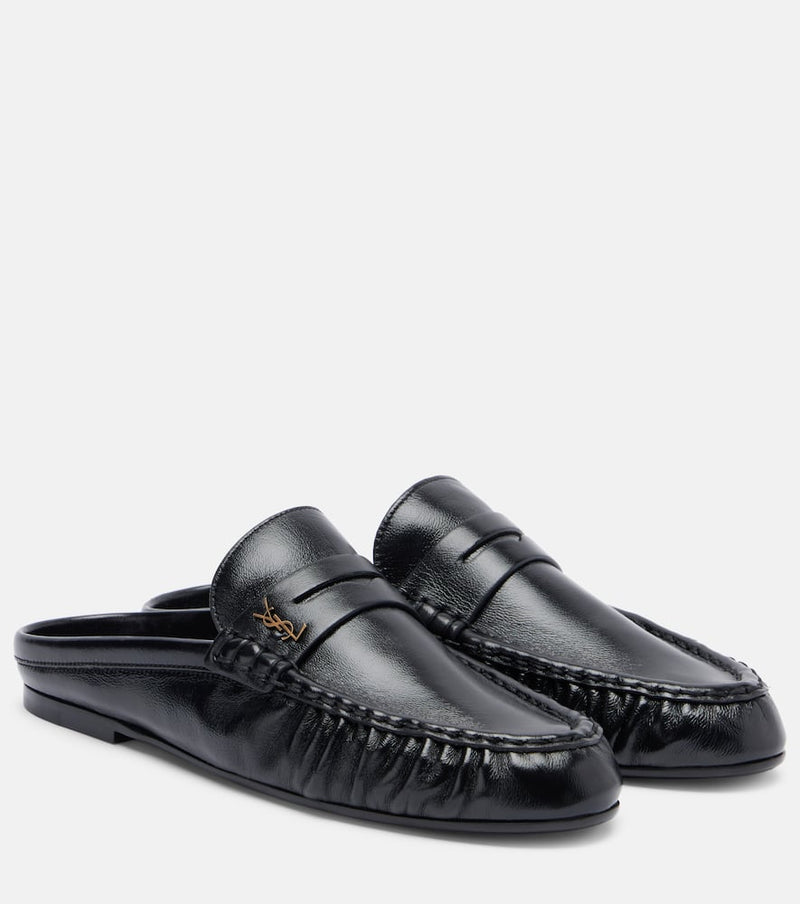 Saint Laurent Le Loafer leather mules