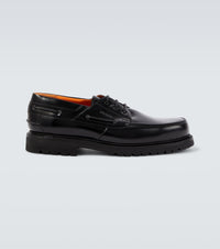 Junya Watanabe x Heinrich Dinkelacker leather boat shoes