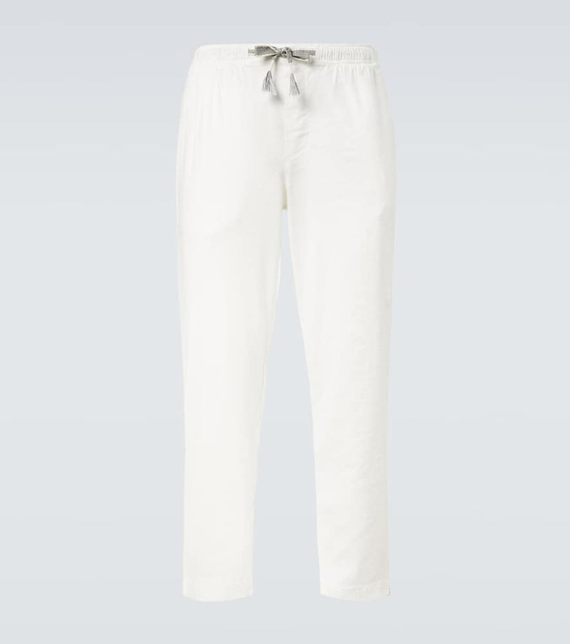 Orlebar Brown Sonoran linen-blend straight pants