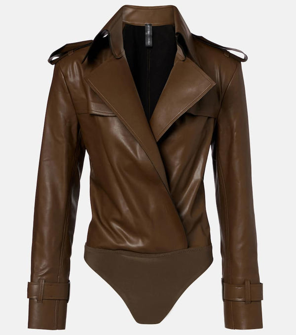 Norma Kamali Double-breasted bodysuit