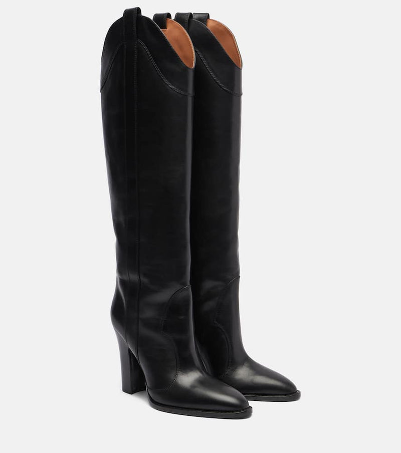 Paris Texas Lavinia 100 leather knee-high boots