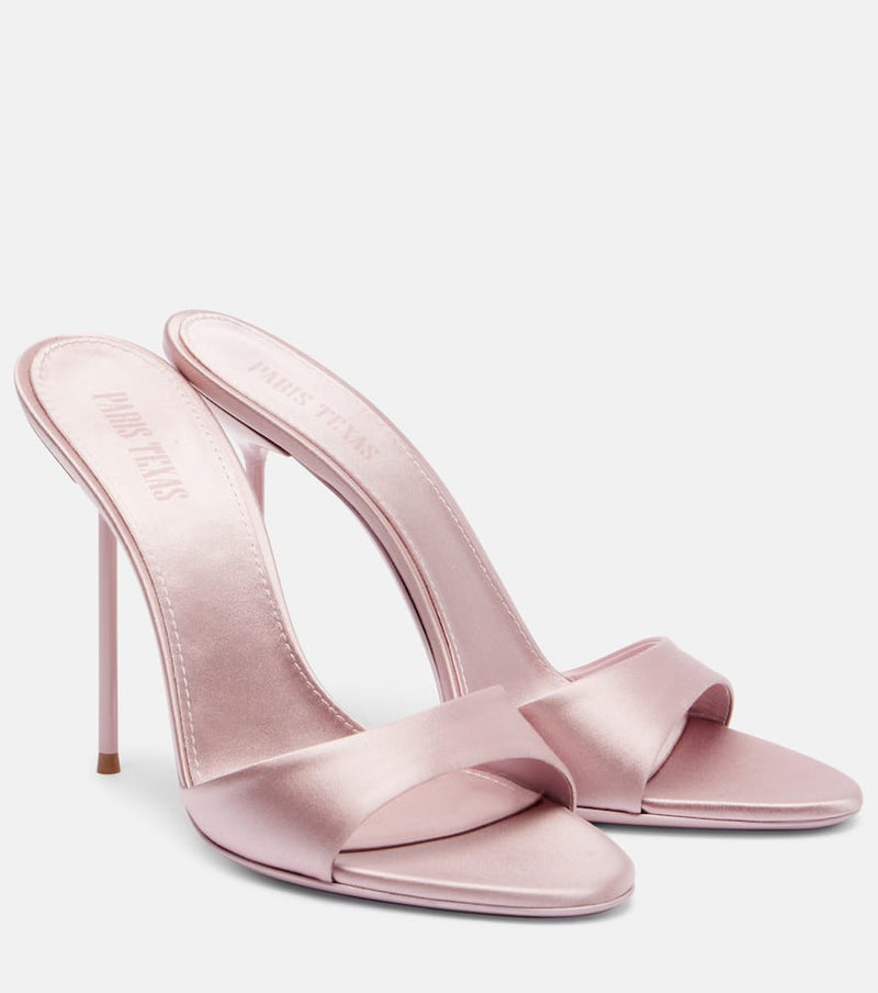 Paris Texas Lidia 105 satin mules