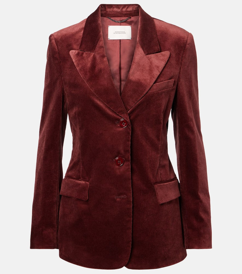 Dorothee Schumacher Twisted Structure corduroy blazer
