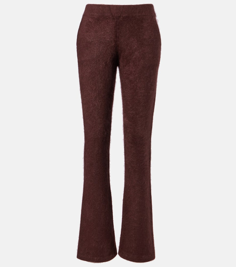 Dorothee Schumacher Fluffy Statement wool and cashmere-blend flared pants