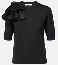 Dorothee Schumacher Chic Merino virgin wool ruffled sweater