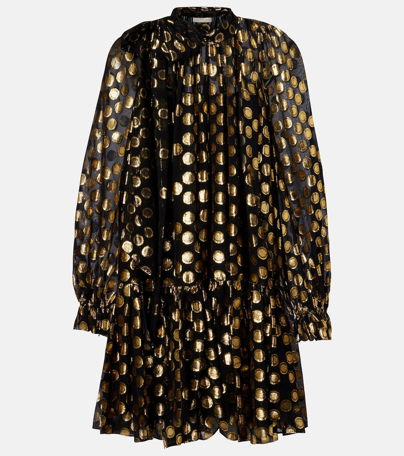 Ulla Johnson Loretta silk-blend fil coupe minidress