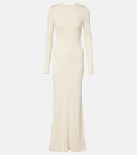 Aya Muse Elowen open-back silk-blend maxi dress