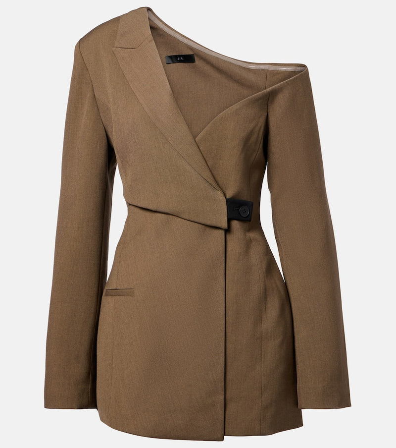 SIR Sartoria asymmetric minidress