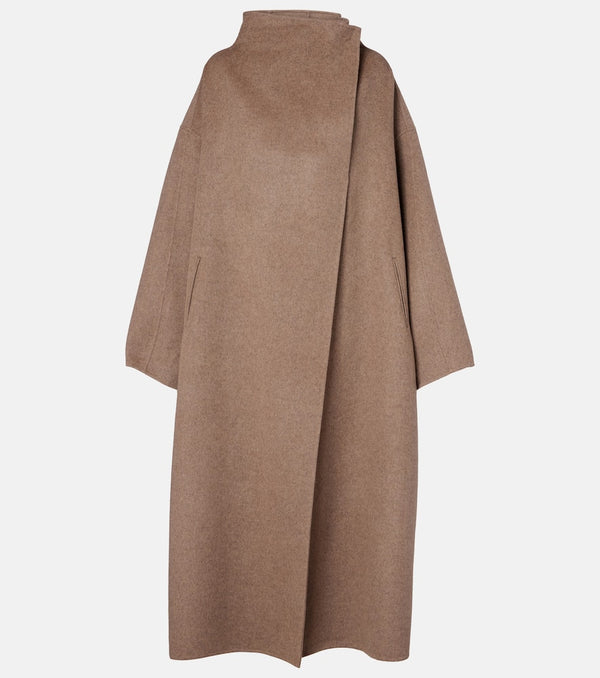 The Frankie Shop Leroy wool-blend wrap coat