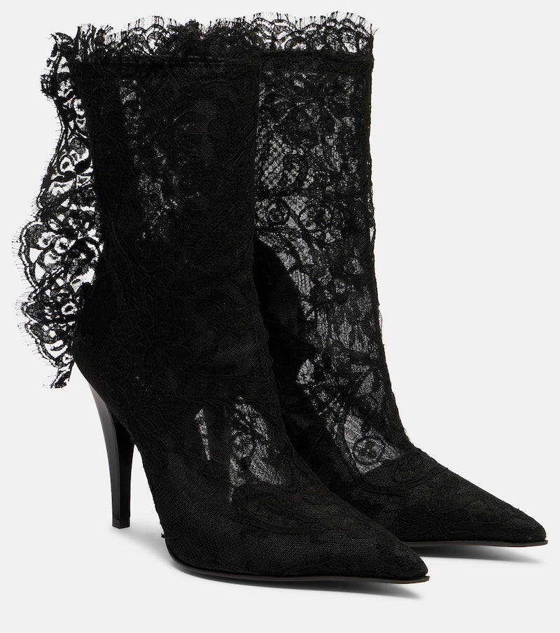 McQueen Heron 105 lace ankle boots
