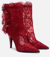 McQueen Heron 105 lace ankle boots