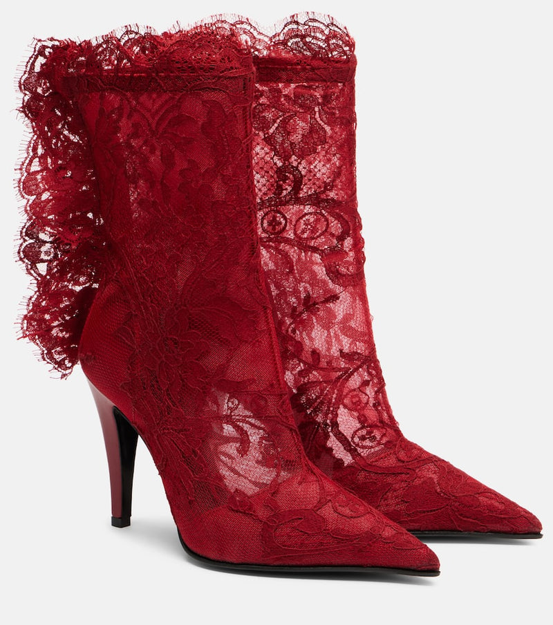 McQueen Heron 105 lace ankle boots