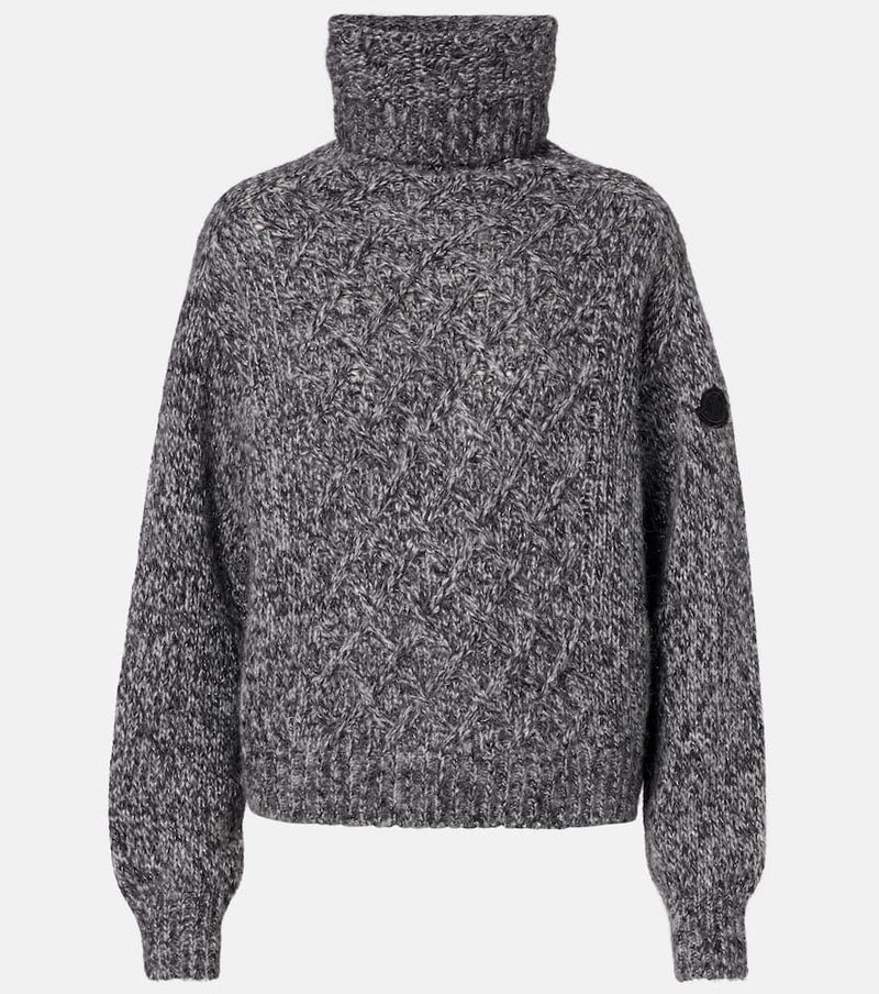 Moncler Alpaca-blend turtleneck sweater