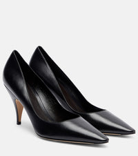 The Row Liisa leather pumps