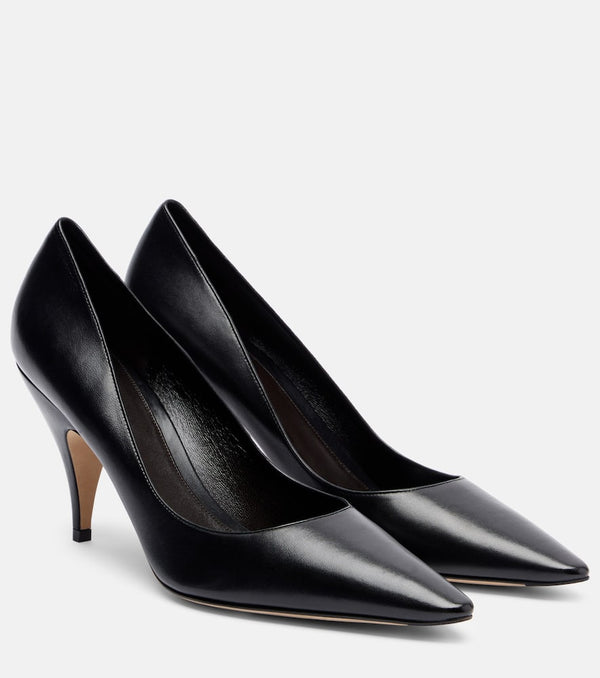 The Row Liisa leather pumps