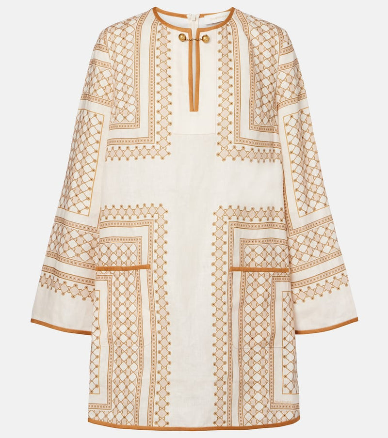 Zimmermann Printed linen tunic
