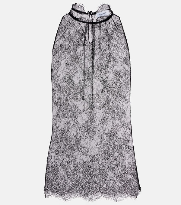 McQueen Floral lace top