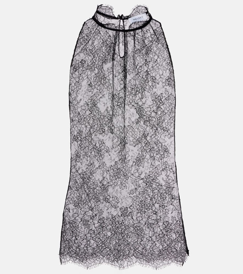 McQueen Floral lace top