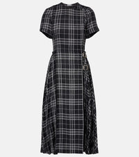 Burberry Meryl checked midi dress