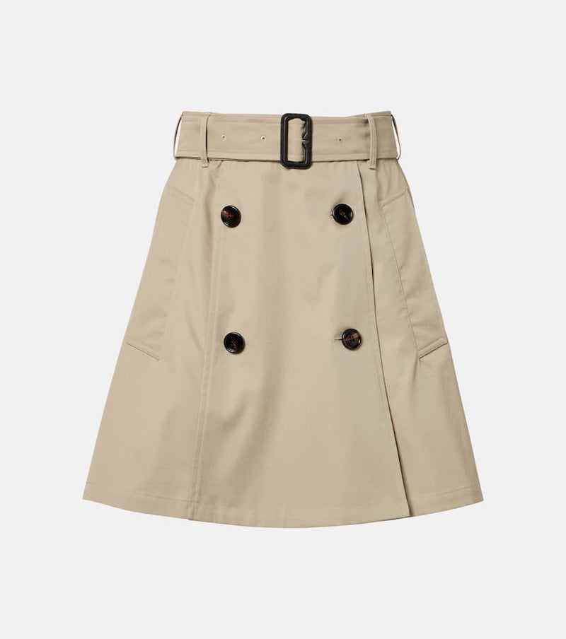 Burberry Cotton wrap skirt