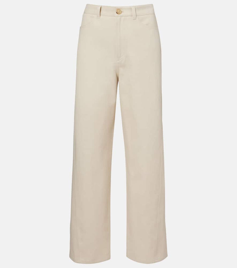 Toteme Mid-rise wide-leg jeans