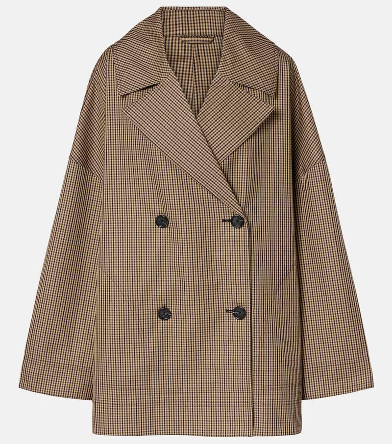 Toteme Checked cotton blazer