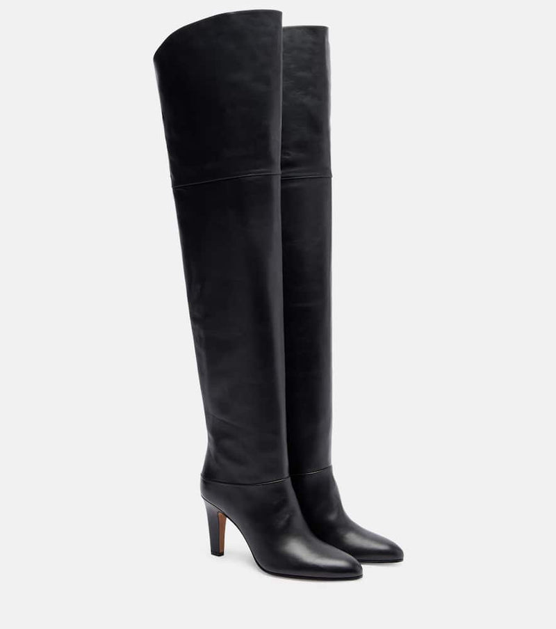 Chloe Eve 85 leather over-the-knee boots