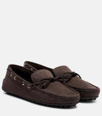 Tod's Gommino shearling-lined suede boat shoes
