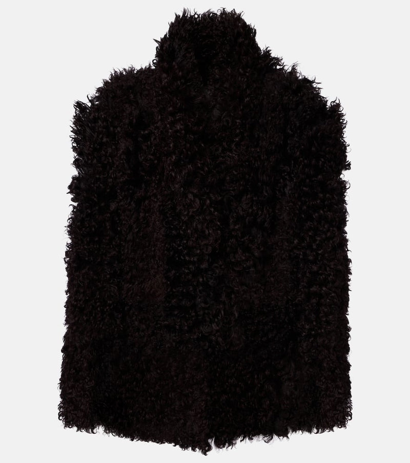 Nour Hammour Amara shearling coat