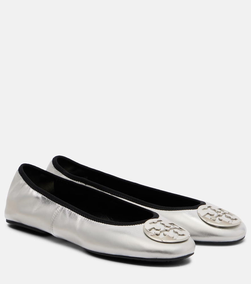 Tory Burch Reva Travel leather ballet flats