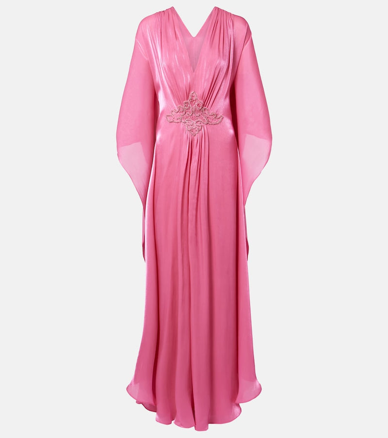 Costarellos Embellished draped kaftan