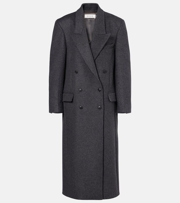 Rohe Double-breasted wool-blend coat