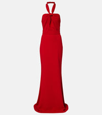 Elie Saab Draped halterneck gown