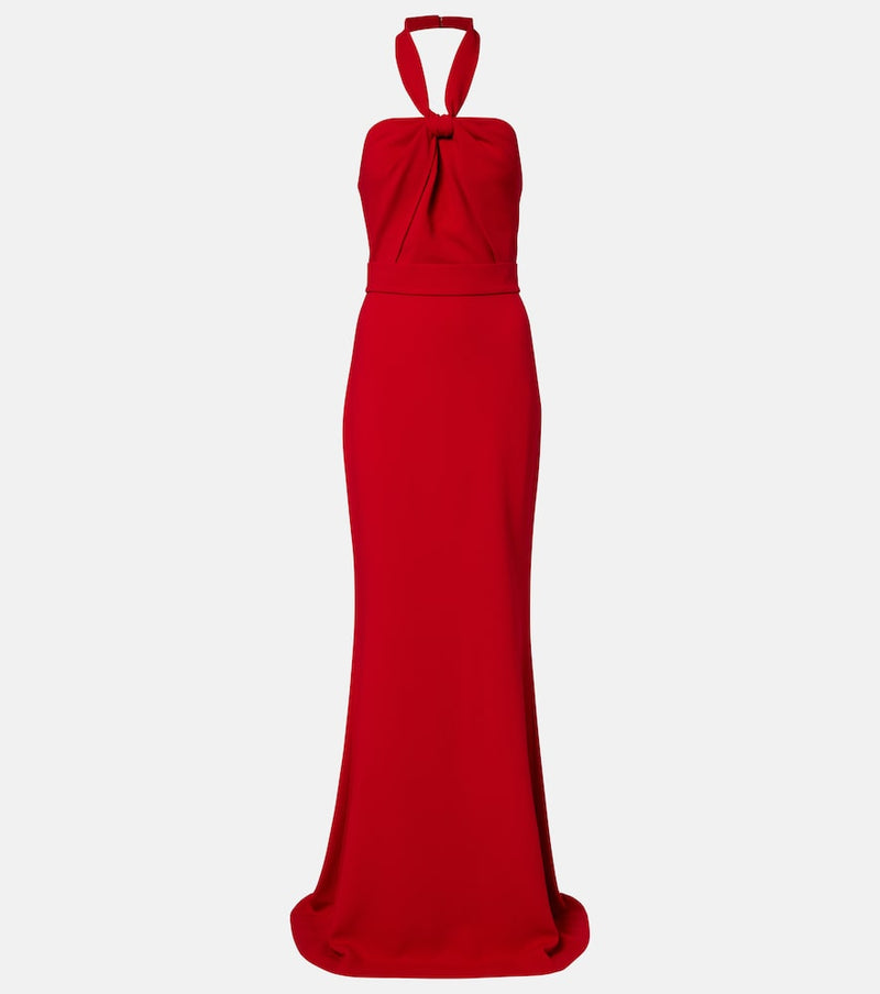 Elie Saab Draped halterneck gown