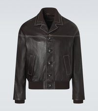 Wales Bonner Time leather jacket