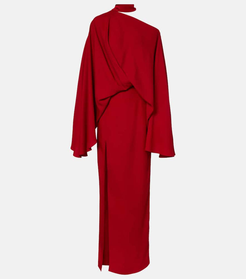 Taller Marmo Brooks scarf-detail crepe maxi dress