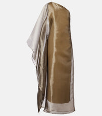 Taller Marmo Betsy one-shoulder fil coupe maxi dress