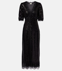 Rixo Verena sequined maxi dress